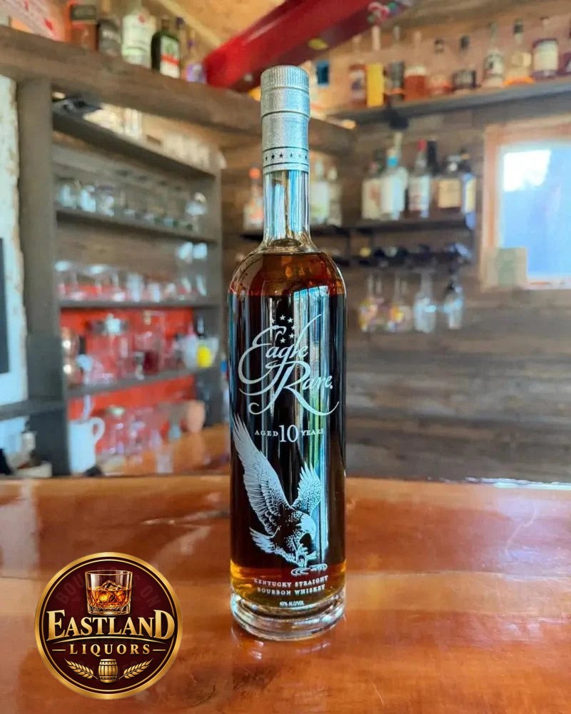Eagle Rare 10 Year Old Kentucky Straight Bourbon Whiskey - 90 Proof (45% ABV) - Bourbons On Shelves
