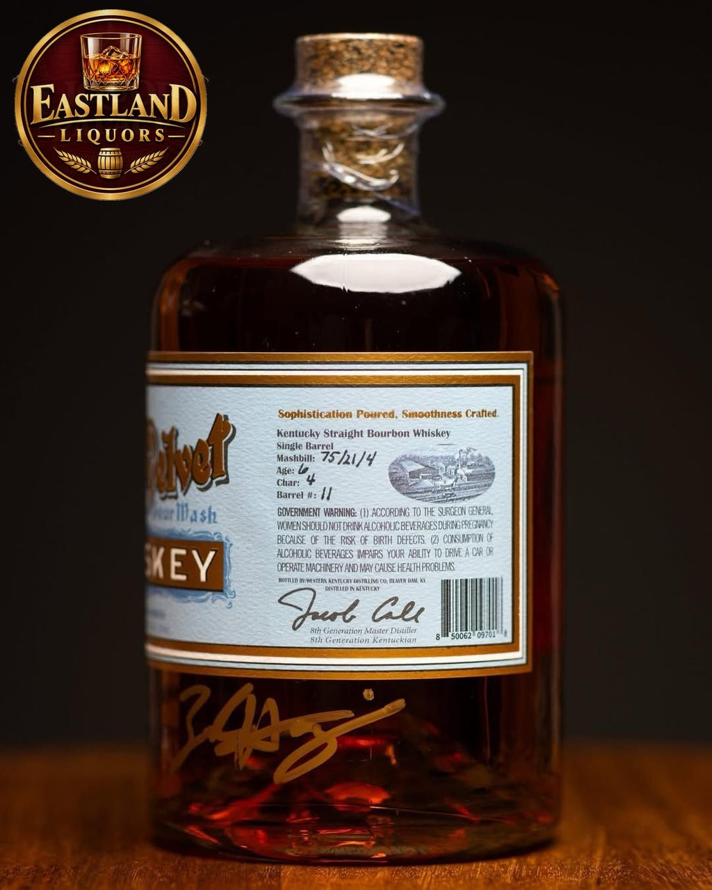 Silk Velvet Bourbon – 53.5% ABV (107 Proof)