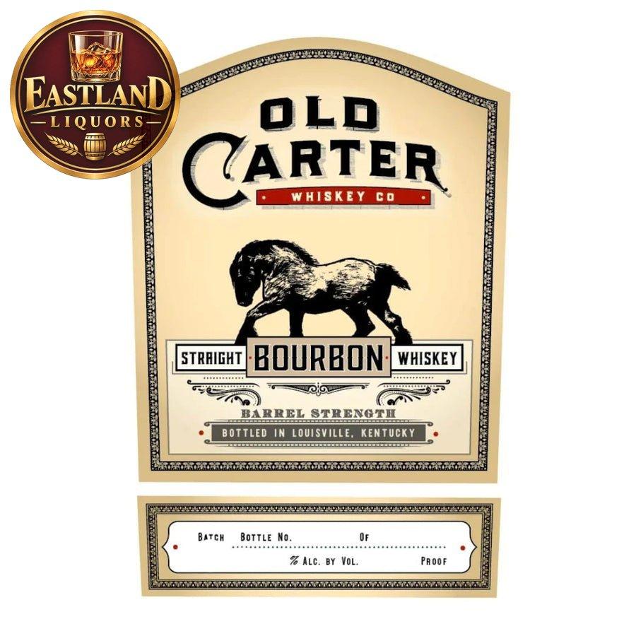 Old Carter Straight Bourbon Whiskey Barrel Strength Batch 4 116.8 Proof - Bourbons On Shelves