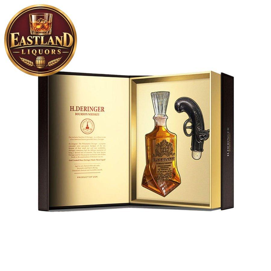 H. Deringer Bourbon Whiskey Gift Set - Bourbons On Shelves