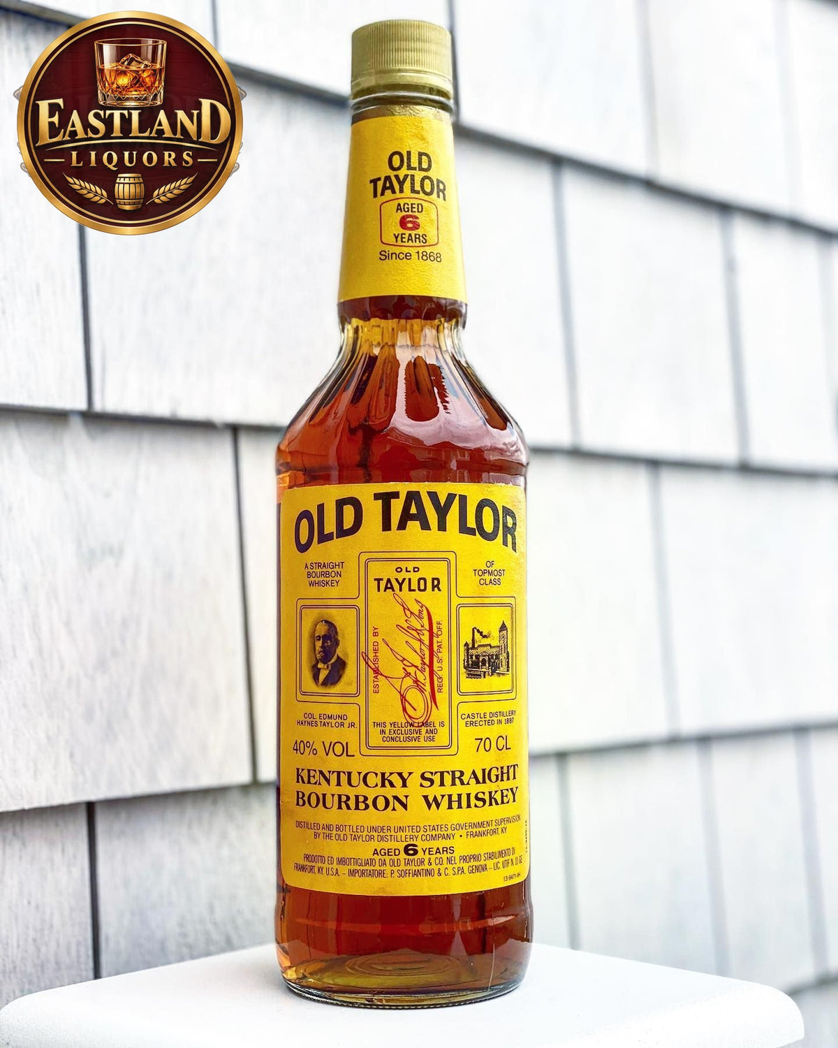 Old Taylor Bourbon – 40% ABV (80 Proof)