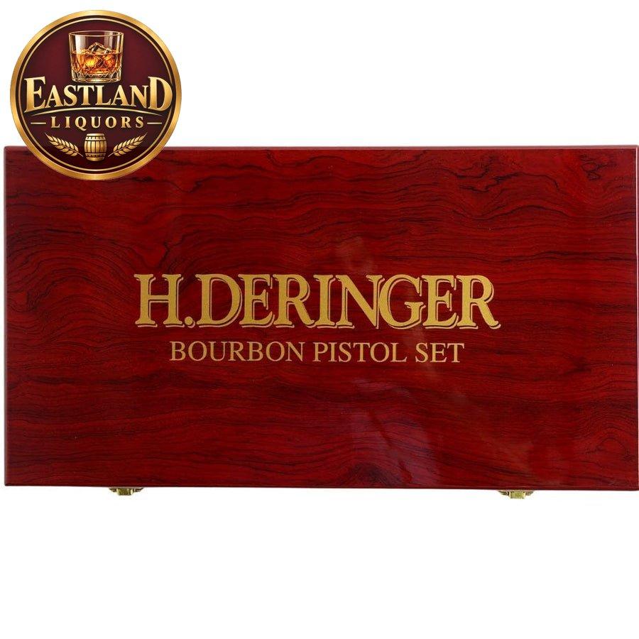 H. Deringer Bourbon Whiskey Pistol Set (2x200mL) - Bourbons On Shelves