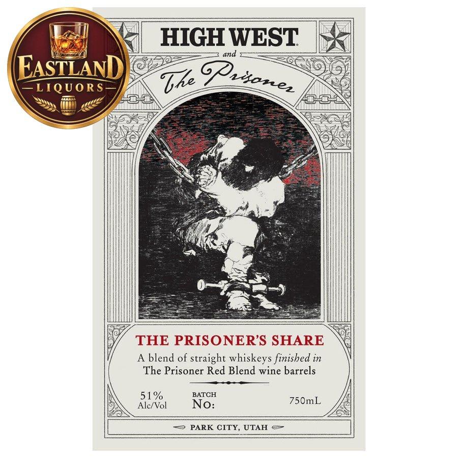 High West The Prisoner's Share - Bourbons On Shelves