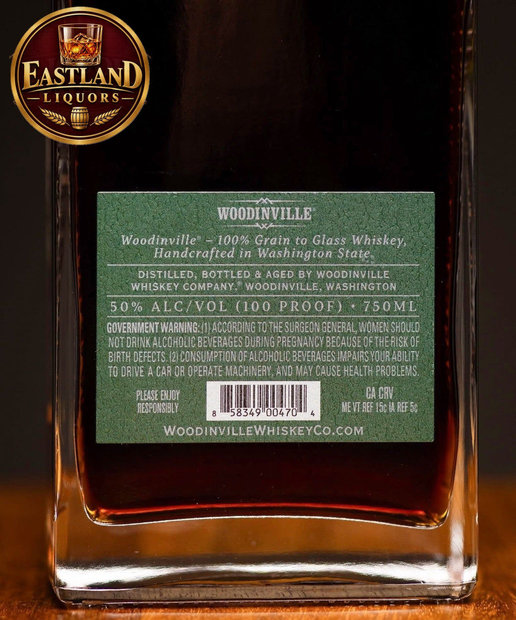 Woodinville 8 Year Straight Bourbon Whiskey – 50% ABV (100 Proof)