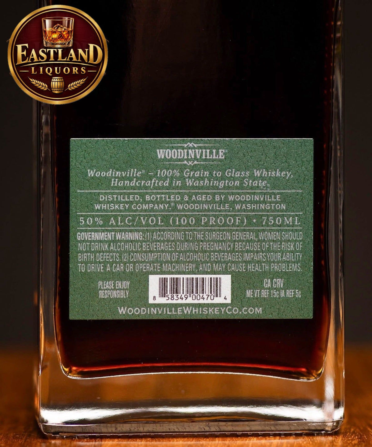 Woodinville 8 Year Straight Bourbon Whiskey – 50% ABV (100 Proof)