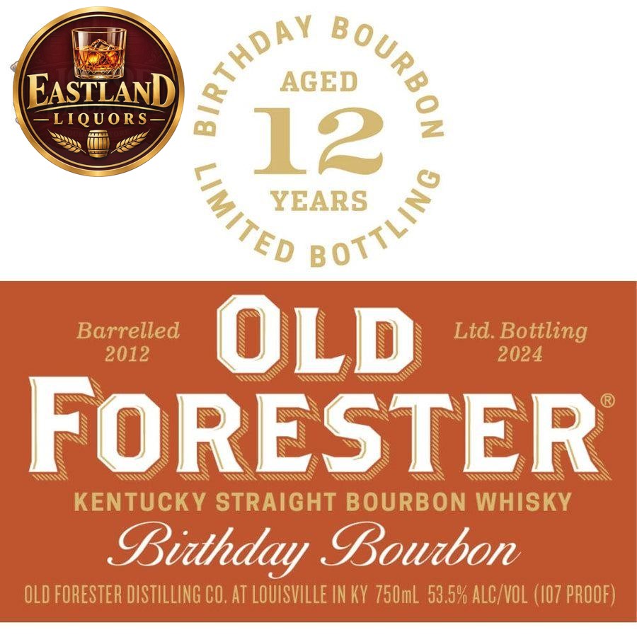 Old Forester Birthday Bourbon 2024 Release (Aged 12 Years) – 48% ABV (96 Proof)