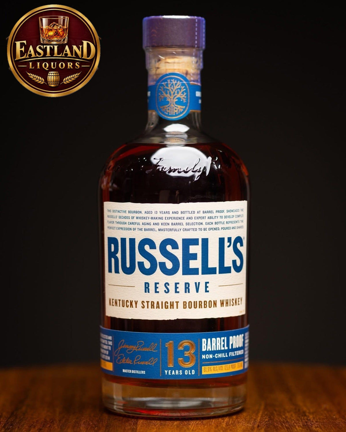 Russell’s Reserve 13 Year – 61.9% ABV (123.8 Proof)