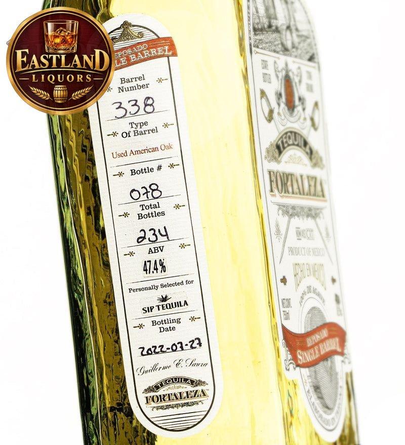 Fortaleza / Sip Tequila Single Barrel Reposado – 47.4% ABV (94.8 Proof)