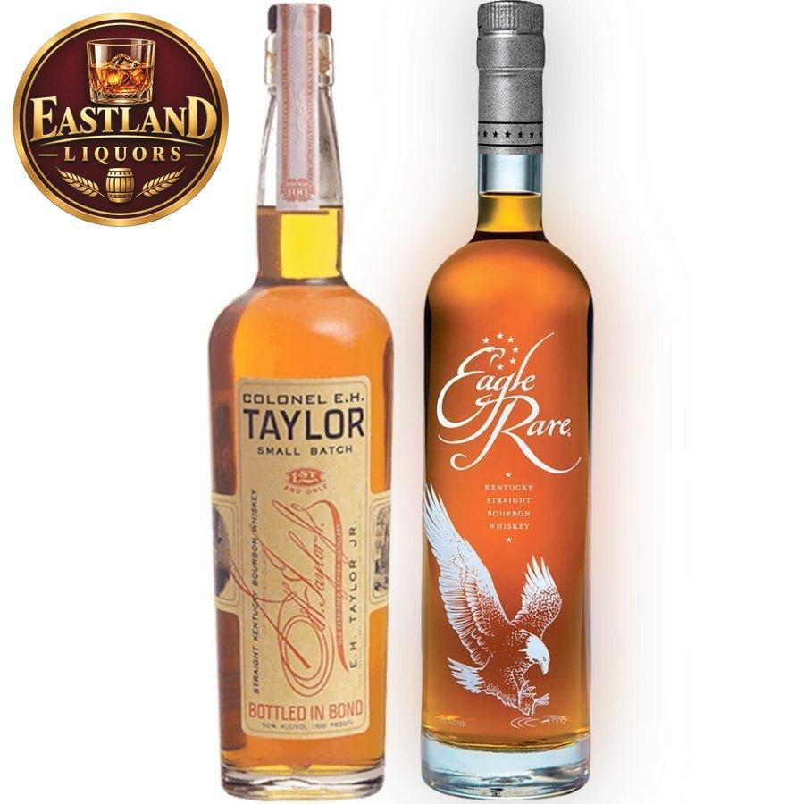 Eagle Rare X Colonel E.H. Taylor, Jr. Small Batch Bundle - Bourbons On Shelves